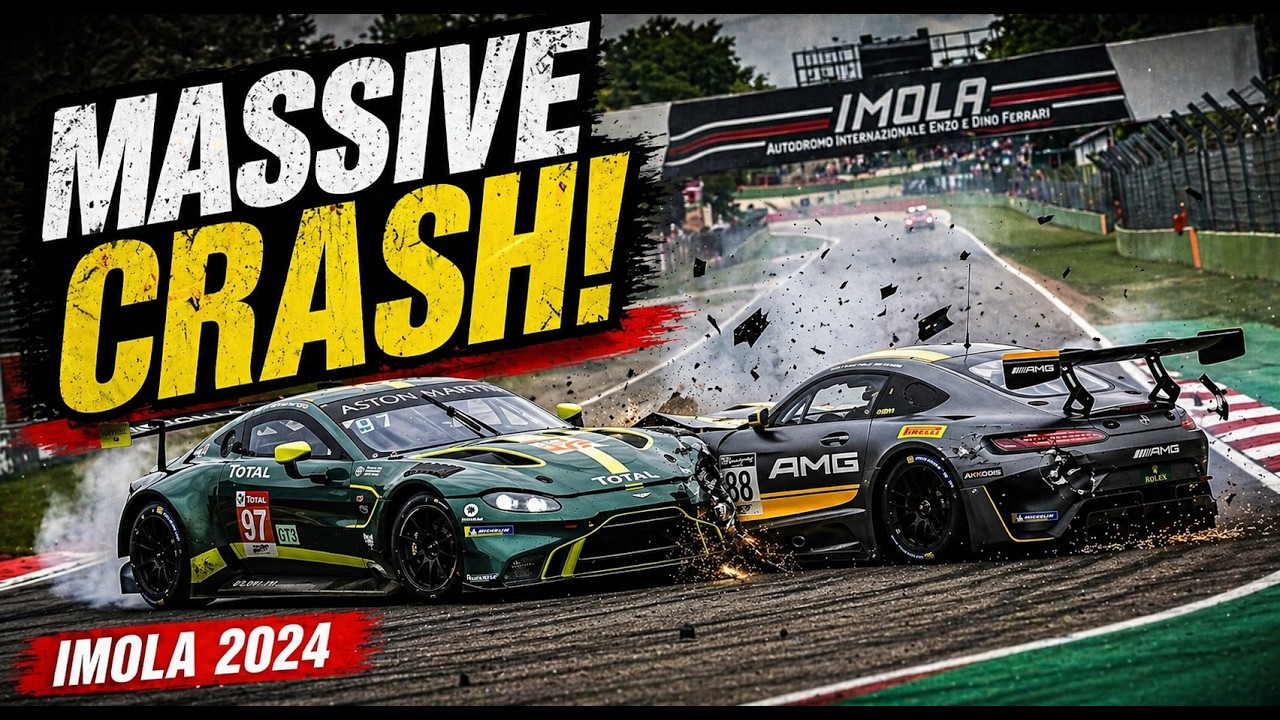 GT3 RACE GOES WRONG With lil sis | HUGE CRASH