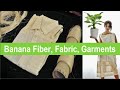 Banana Fiber to fabric | Extraction Process, Yarn Spinning & Weaving Process (Innovative Textile)