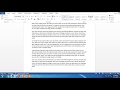 How to get a paragraph automatically for practice in MS Word