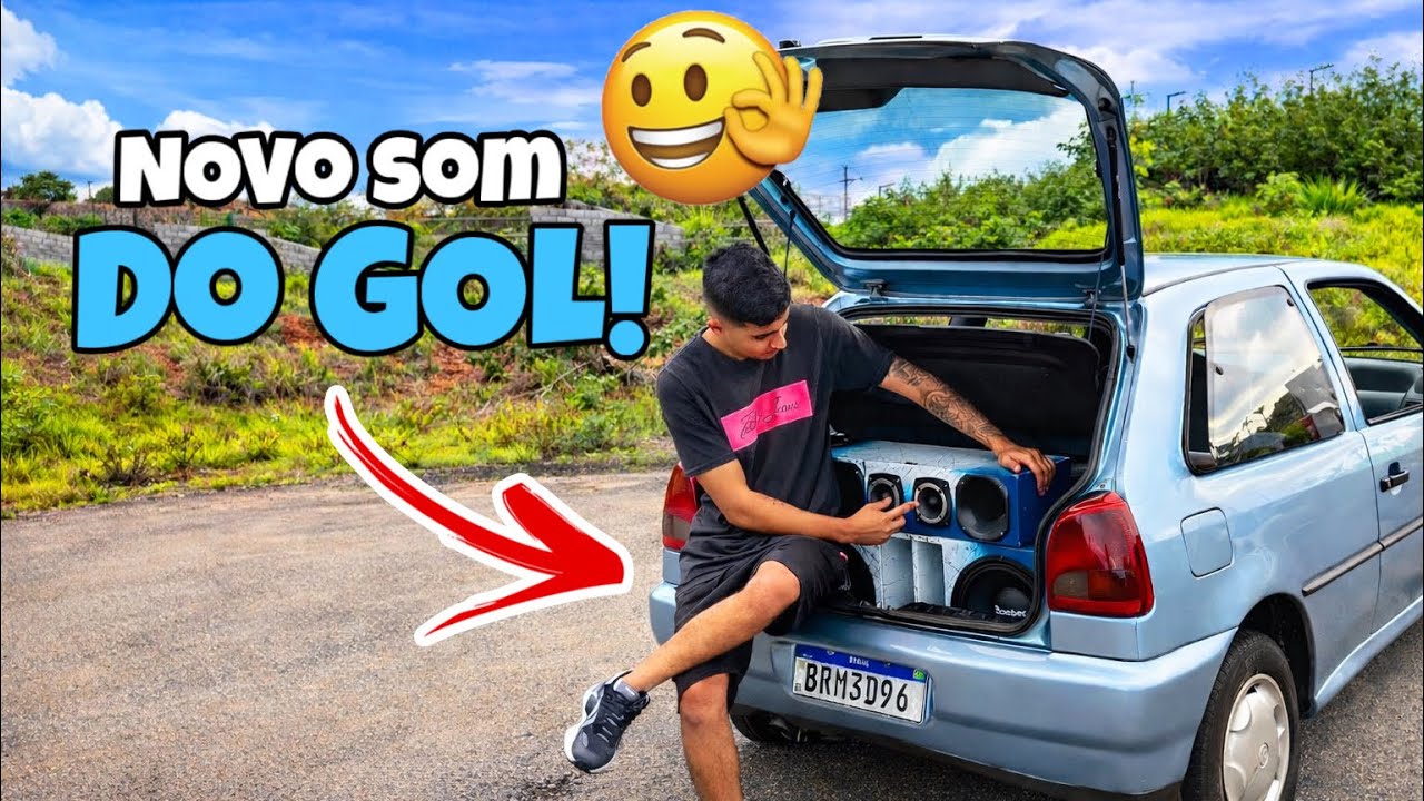 COMPREI UMA CAIXA DE SOM PARA O GOLZINHO! 🔥🔥