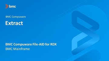 BMC Compuware File-AID for RDX - Extract
