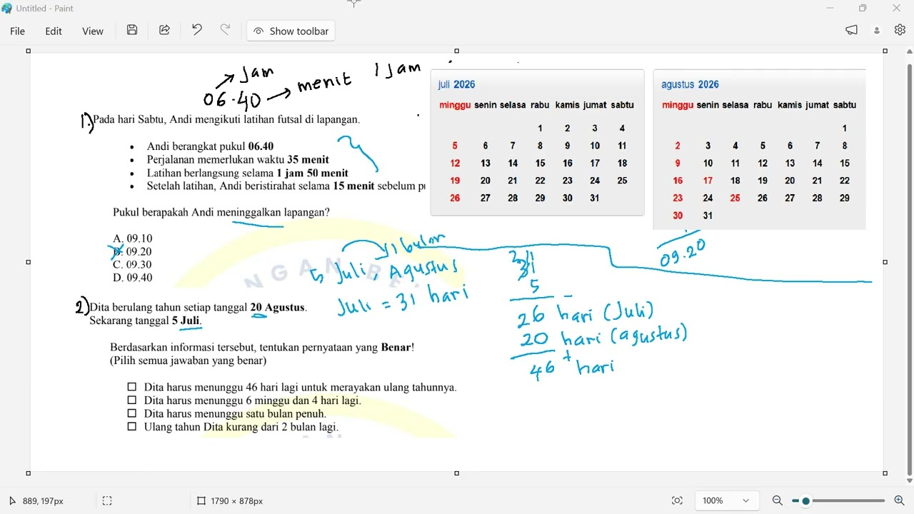 Kapan ulang tahun dan lama perjalanan