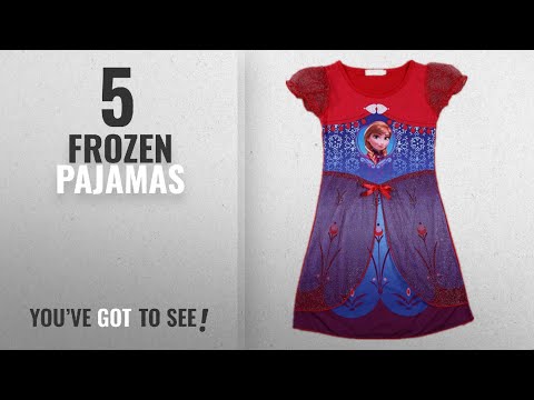 Top 10 Frozen Pajamas [2018]: Famacy Snow Queen Toddler Girls Dress Anna Elsa Pyjamas Sleepwear