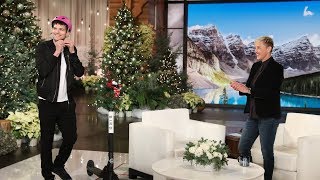 Ashton Kutcher Forces His Son to Walk by Ellen and Portia's House Ashton Kutcher Forces His Son to Walk by Ellen and Portia's House