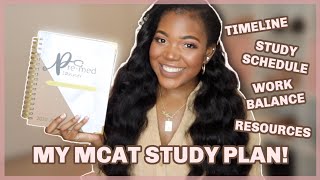 STUDYING FOR THE MCAT! My Study Schedule, Balancing a Full Time Job, My Timeline, Resources + More!