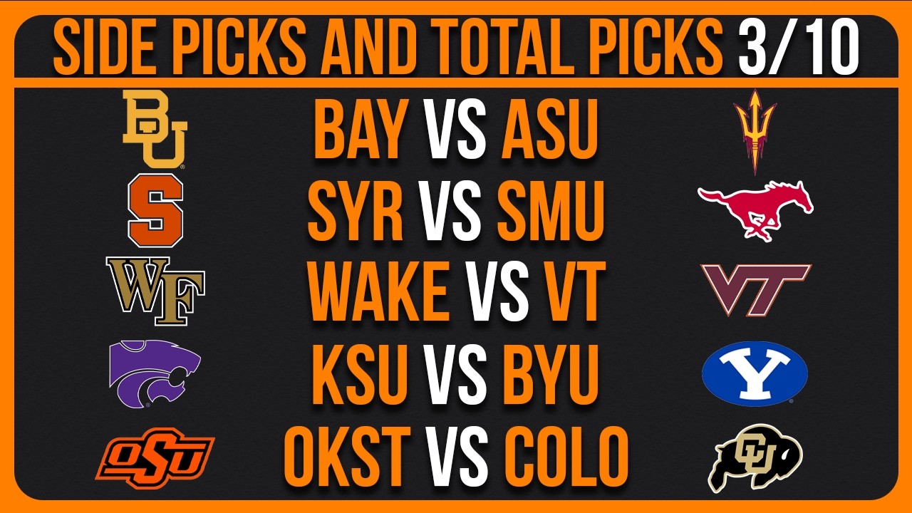 College Basketball Picks & Predictions Today Tuesday 3/10/26 | NCAAB Picks Today