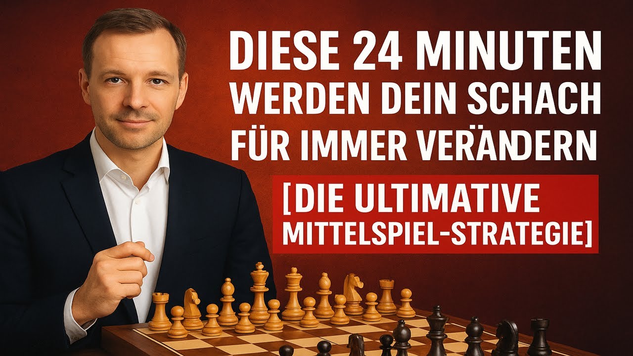 Diese 24 Minuten werden Dein Schach für immer verändern (Die ultimative Mittelspiel-Strategie)