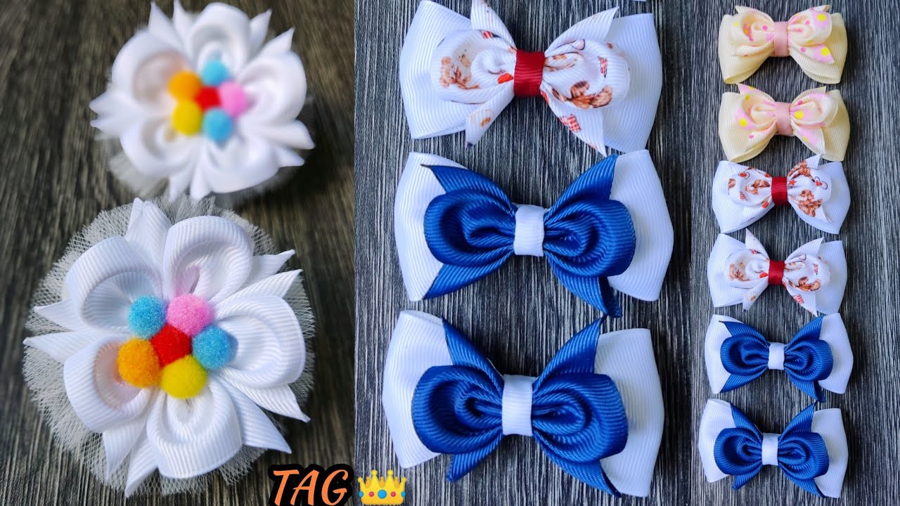 طريقة عمل توك شعر 🎀 تحفة وشيك جداً 🥰 بأقل الخامات وأسهل طريقة #handmade #مشروع مربح من بيتك