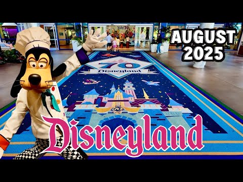 Walkthrough of the Disneyland Hotel and a visit with Chef Goofy - August 2025 [4K POV]