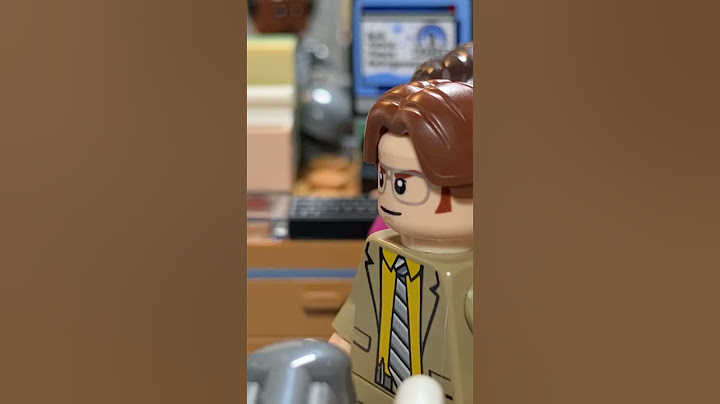 Jim’s mind control shocks Dwight @LEGO  @TheOffice