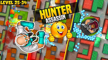 Hunter Assassin - Level 25-34 | Walkthrough Gameplay | Hero Gaming