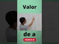Valor de a. #Shorts