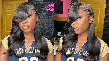 DETAILED🔥Start to Finish QUICKWEAVE install with Layers and loose curls😍🔥 | TheBhslay ✨