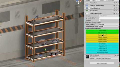 Unity3D: Sci-fi Objects Pack 1 - Fill Shelf