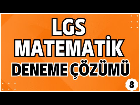 🔴LGS MATEMATİK DENEME ÇÖZÜMÜ - 8 | 8. SINIF MATEMATİK #lgs #lgsmatematik #lgs2023