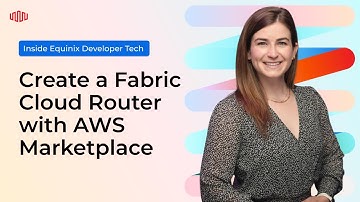 Create a Fabric Cloud Router with AWS Marketplace
