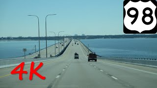 ⁴ᴷ Pensacola Bay Bridge southbound [4K VIDEO]