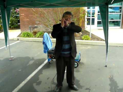 KC Jiang Live! Harmonica Chinese Melody "Green Island Serenade"