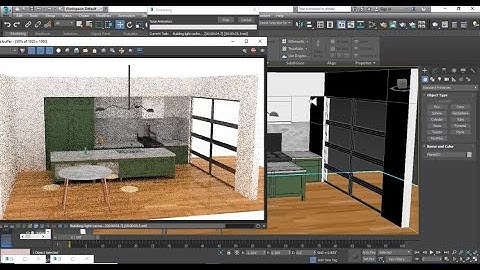 3DsMax Tutorials, Tutorial on 3D Modeling, Texturing & Lighting a Modular Kitchen in 3dsmax (Part 9)