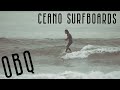 湘南のダラダラな波でもバンバン走る Ceano Surfboards "OBQ" ミニシモンズ サーフボード 小波