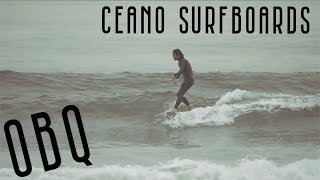 湘南のダラダラな波でもバンバン走る Ceano Surfboards "OBQ" ミニシモンズ サーフボード 小波