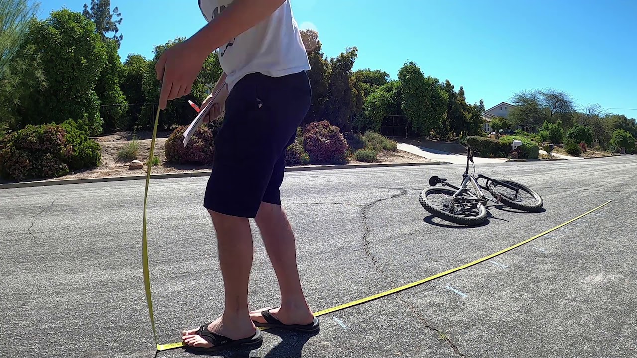 How to measure gear inches on a bicycle YouTube