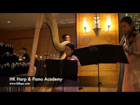 HK Harp & Piano Academy - 周杰倫婚禮音樂 (Harp & Violin Performance)