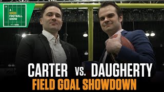 Super Bowl LVI combine: Patrick Daugherty and Denny Carter Field Goal contest | A Good Football Show