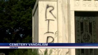 Police investigate cemetery vandalism