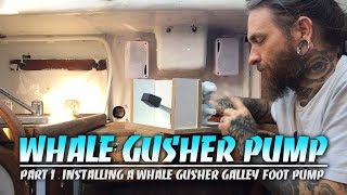 Installing a Whale Gusher Foot Pump on an Alberg 30 Sailboat (PART 1)