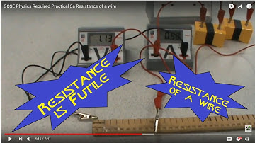 GCSE Combined Science - Required Practical 15a - Resistance of a wire
