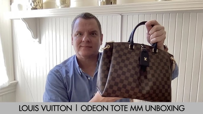 Louis Vuitton Odeon pm tote in depth review, what fits + mod shots on the  body 