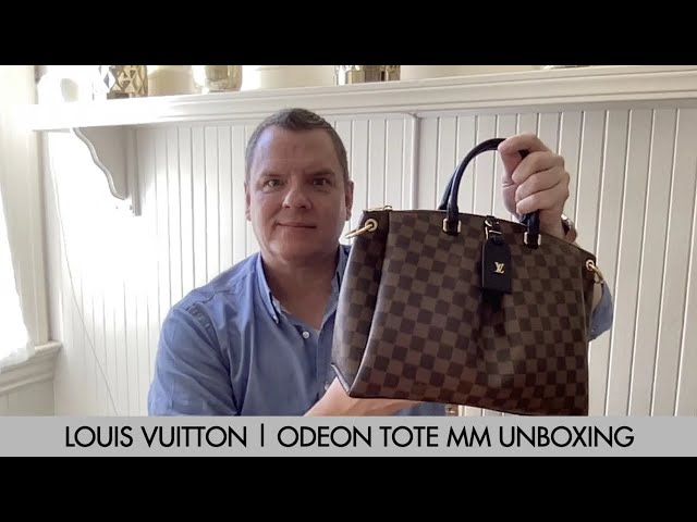 Louis Vuitton (LV)  *NEW* Odeon Tote MM *Damier Ebene* Unboxing & Review 