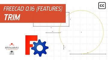 FreeCAD Tutorial - Feature - Trim (Sketcher Workbench)