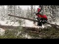Last winter in Quebec with a komatsu 931xc