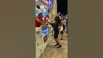 Turkish Ice Cream Tricks with Girl #shorts  #turkishicecream #dondurma