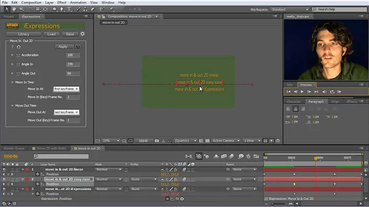 After Effects Physics Simulation Quick Tip: Move In & Out 2D