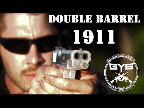 Double Barrel 1911 in SLOW MOTION