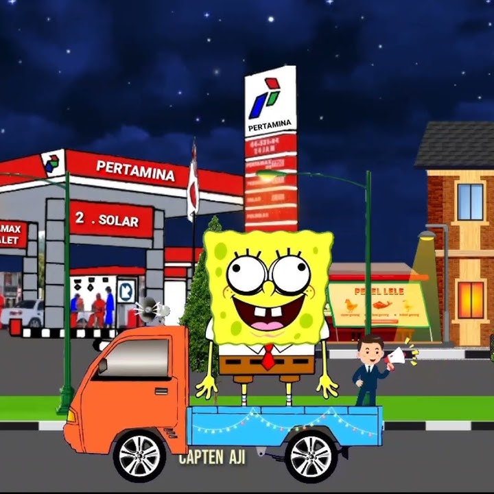 Spongebob Pawai Takbiran Idul Fitri 2023#shorts#shortsvideo #shortsfund