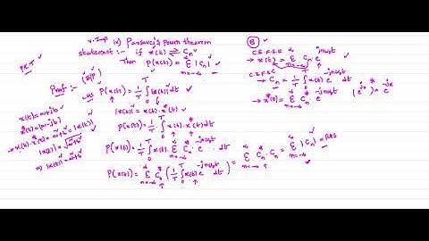 Signals & Systems | FOURIER SERIES PART8PROPERTIES by Mr. G. Subba Reddy