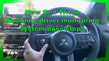 Disabling Driver Monitoring System /Face Detection Camera On Mv Triton 2024 triton Athlete