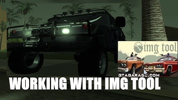 How to use img tool on GTA SAN ANDREAS