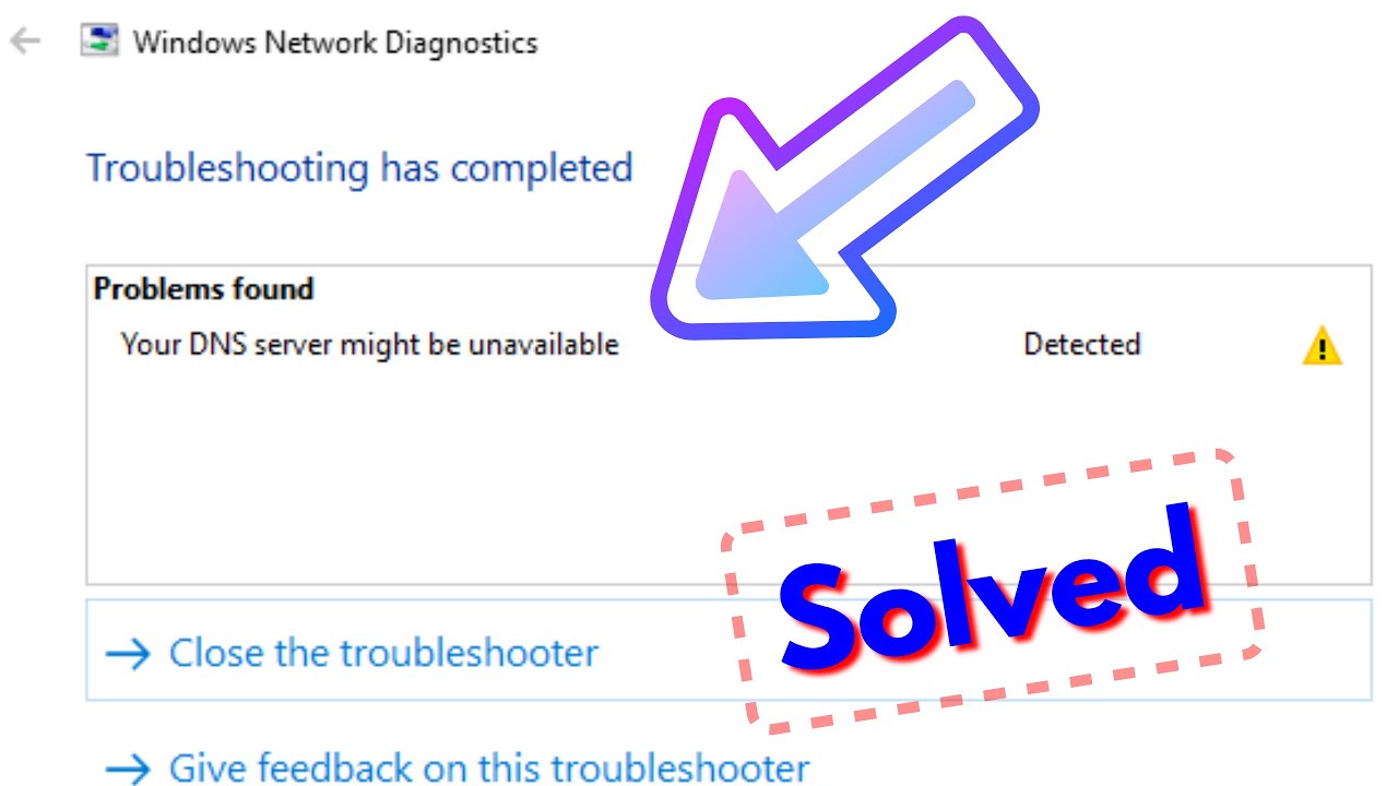 your dns server might be unavailable คือ Update Fix your dns server might be unavailable windows 10/8/7 - 2022