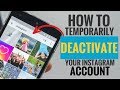 How to Temporarily Deactivate Your Instagram Account