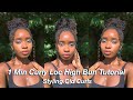 Curly High Bun Tutorial | what to do with your old curls, old curls hairstyle