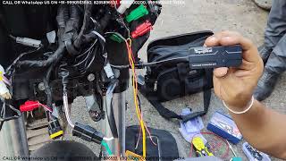 DOMINAR 400 GPS Tracker installation | Battery Drain problem solved in 2 Wheelers