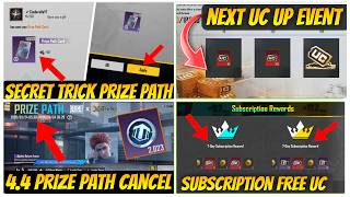 Omg 😱 | Next prize path cancel | Secret Trick Get Free Prize path 4.3 Update | Next Uc up Event Date screenshot 1