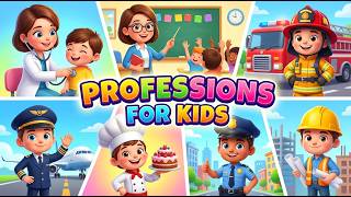 👶 Learn Professions for Kids | Doctor, Teacher, Pilot, Firefighter &amp; More | Educational 3D Animation