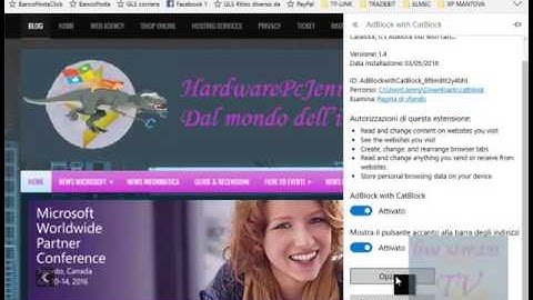 Estensione AdBlock per Microsoft Edge