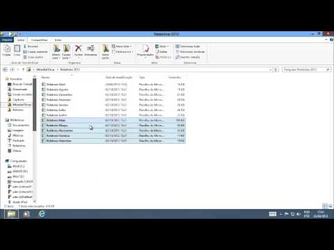 Vídeo: Como Selecionar Um Grupo De Arquivos